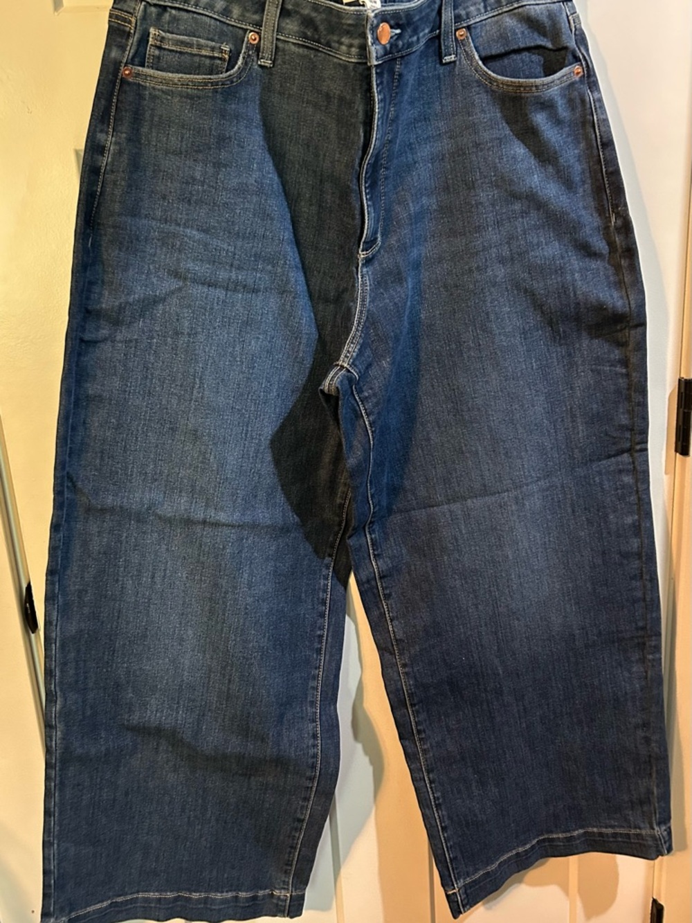 Sonoma Wide Leg Dark Blue Denim Jeans